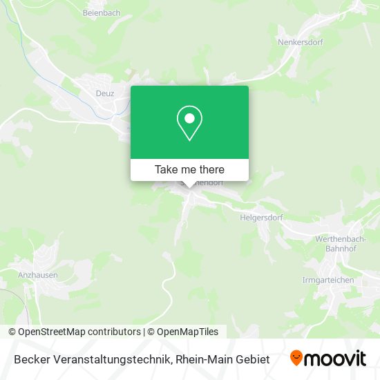 Becker Veranstaltungstechnik map