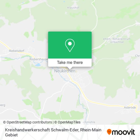 Kreishandwerkerschaft Schwalm-Eder map
