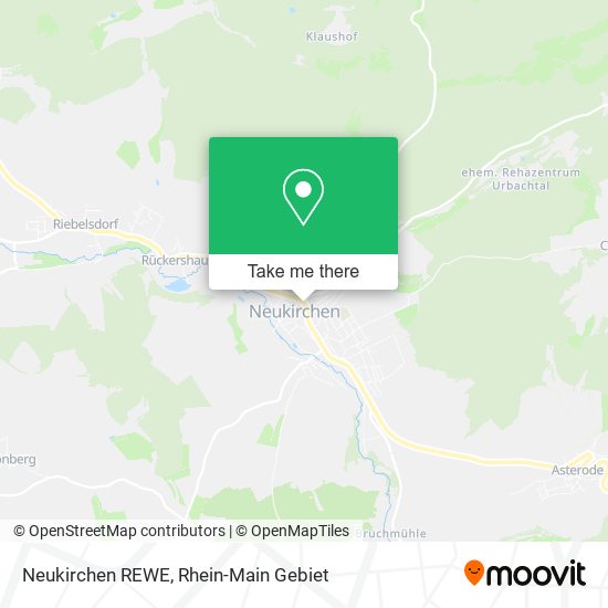 Карта Neukirchen REWE