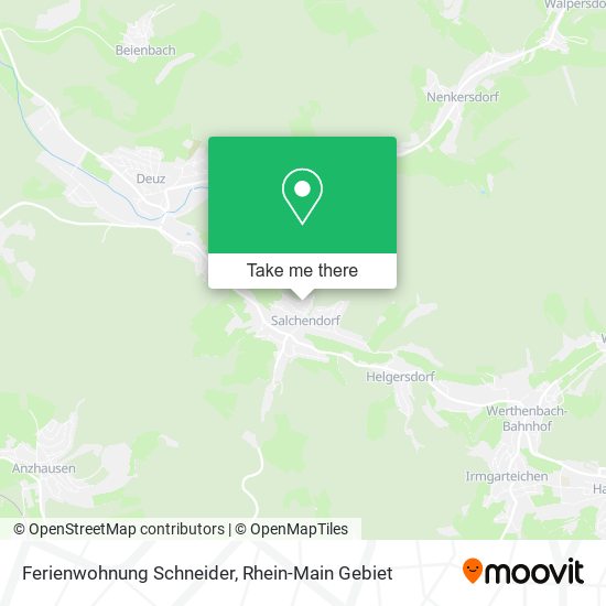 Ferienwohnung Schneider map