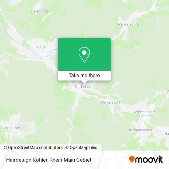 Карта Hairdesign Köhler