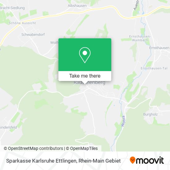 Sparkasse Karlsruhe Ettlingen map