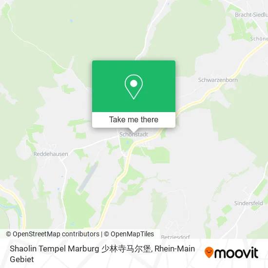 Карта Shaolin Tempel Marburg 少林寺马尔堡