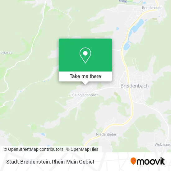 Карта Stadt Breidenstein