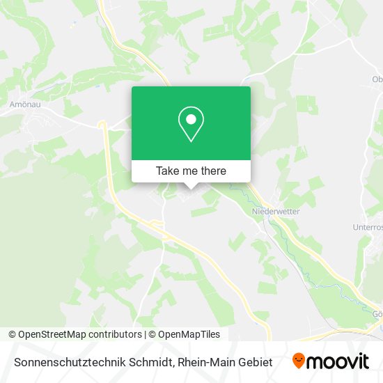Sonnenschutztechnik Schmidt map
