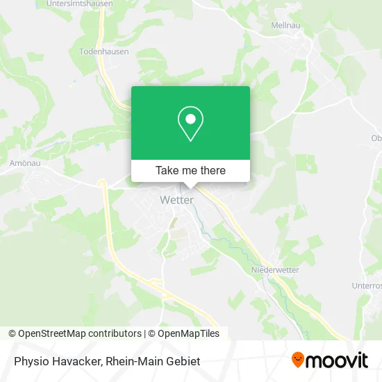 Карта Physio Havacker