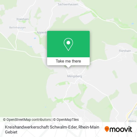 Kreishandwerkerschaft Schwalm-Eder map