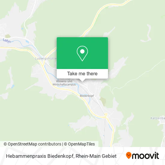 Hebammenpraxis Biedenkopf map