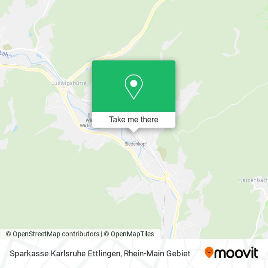 Sparkasse Karlsruhe Ettlingen map