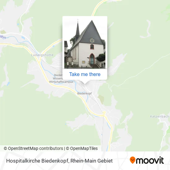 Карта Hospitalkirche Biedenkopf