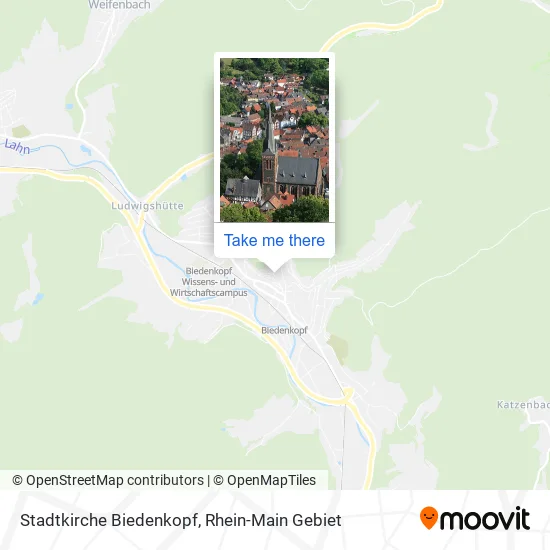 Карта Stadtkirche Biedenkopf