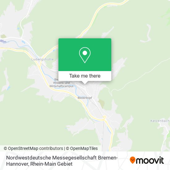 Nordwestdeutsche Messegesellschaft Bremen-Hannover map