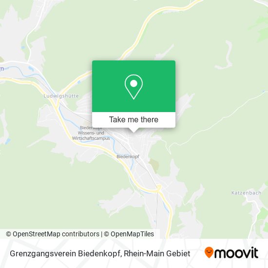 Grenzgangsverein Biedenkopf map
