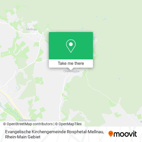 Evangelische Kirchengemeinde Rosphetal-Mellnau map