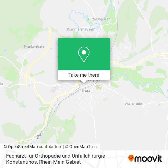 Facharzt für Orthopädie und Unfallchirurgie Konstantinos map