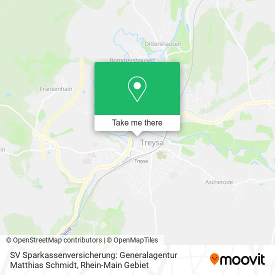 Карта SV Sparkassenversicherung: Generalagentur Matthias Schmidt