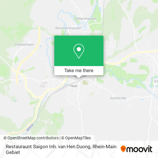 Карта Restauraunt Saigon Inh. van Hen Duong