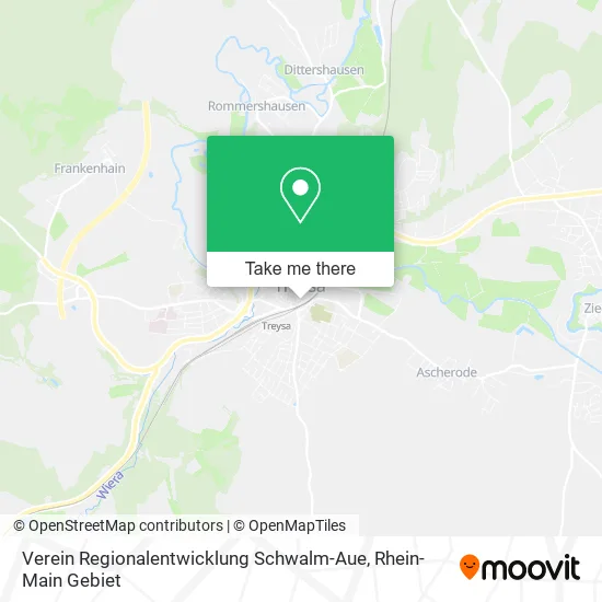 Карта Verein Regionalentwicklung Schwalm-Aue