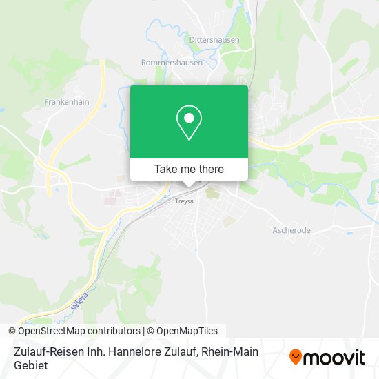 Zulauf-Reisen Inh. Hannelore Zulauf map