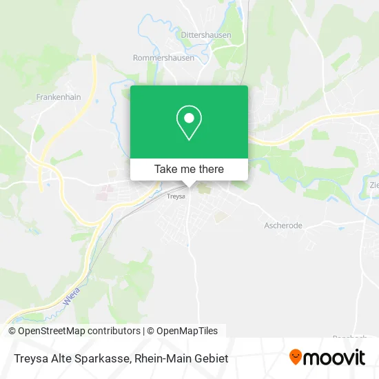 Карта Treysa Alte Sparkasse