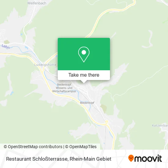 Карта Restaurant Schloßterrasse