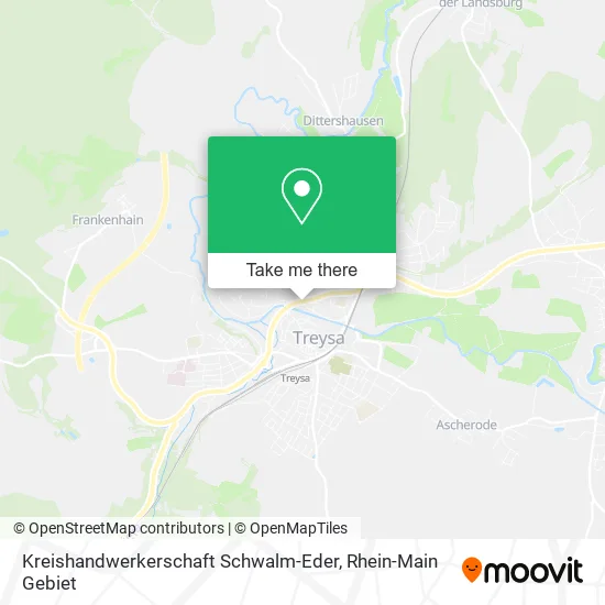 Карта Kreishandwerkerschaft Schwalm-Eder