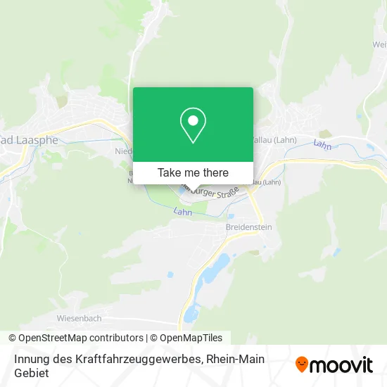 Карта Innung des Kraftfahrzeuggewerbes
