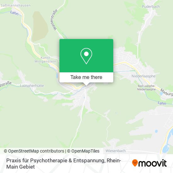 Карта Praxis für Psychotherapie & Entspannung