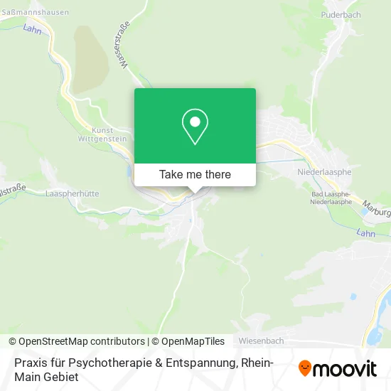 Карта Praxis für Psychotherapie & Entspannung