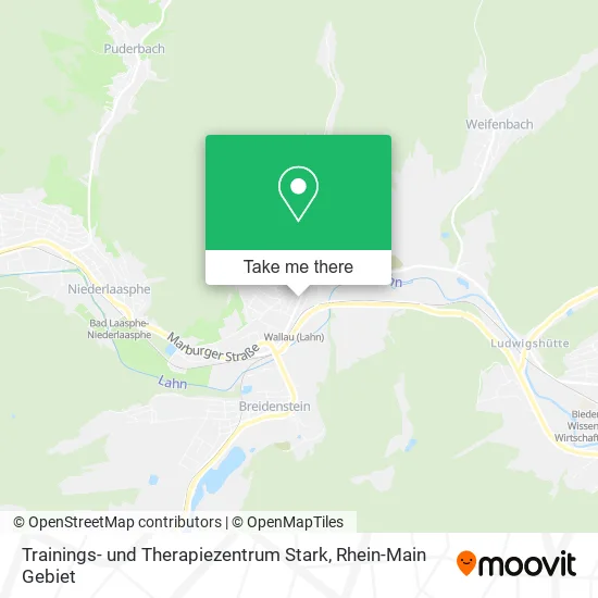 Карта Trainings- und Therapiezentrum Stark