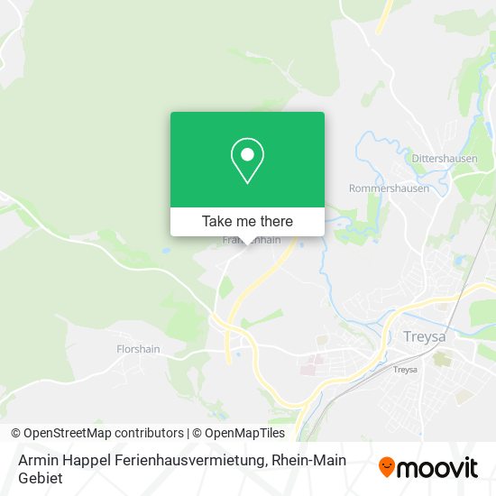 Armin Happel Ferienhausvermietung map