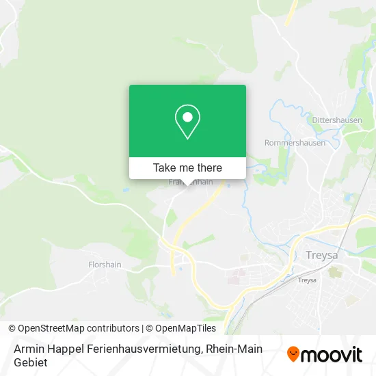 Карта Armin Happel Ferienhausvermietung