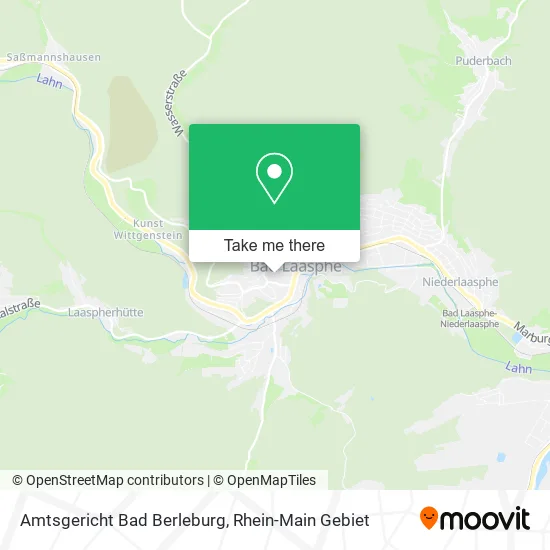 Карта Amtsgericht Bad Berleburg