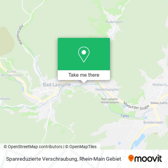 Spanreduzierte Verschraubung map