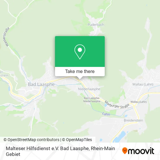 Карта Malteser Hilfsdienst e.V. Bad Laasphe