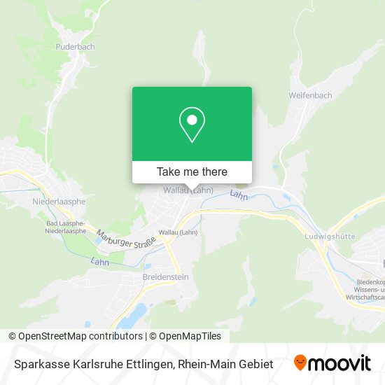 Sparkasse Karlsruhe Ettlingen map
