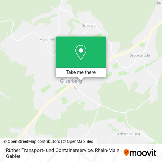 Карта Rüther Transport- und Containerservice