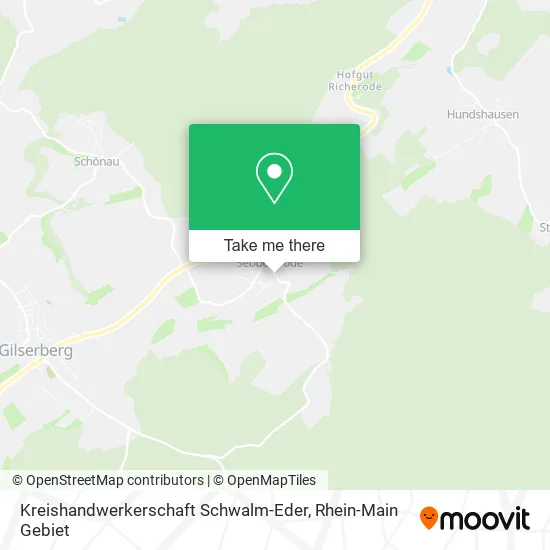 Карта Kreishandwerkerschaft Schwalm-Eder