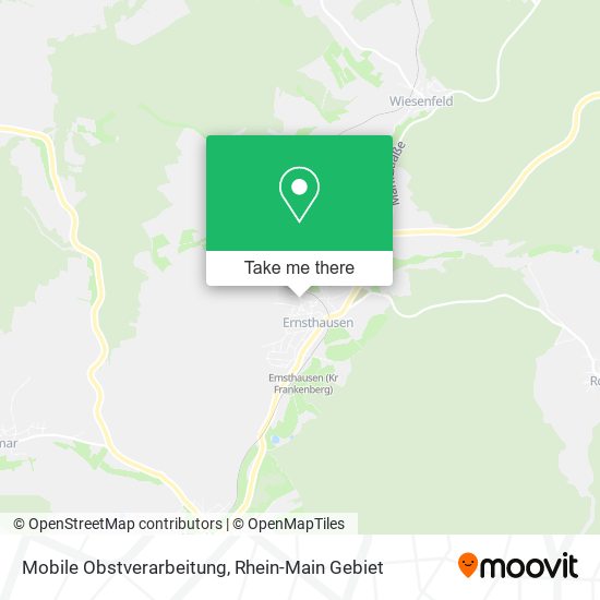Карта Mobile Obstverarbeitung