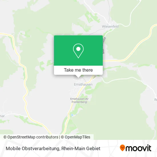 Карта Mobile Obstverarbeitung