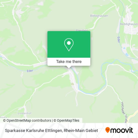 Sparkasse Karlsruhe Ettlingen map