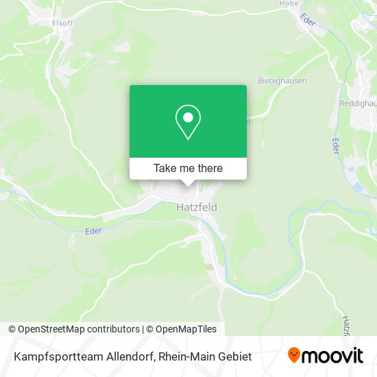 Kampfsportteam Allendorf map