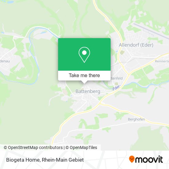 Biogeta Home map