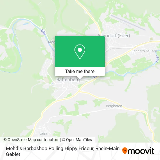 Mehdis Barbashop Rolling Hippy Friseur map