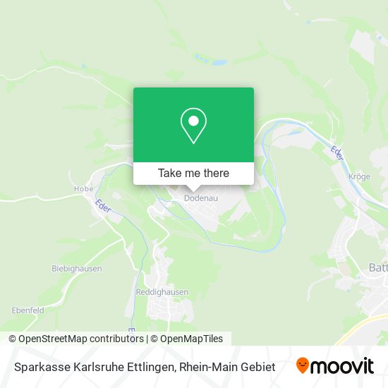 Sparkasse Karlsruhe Ettlingen map
