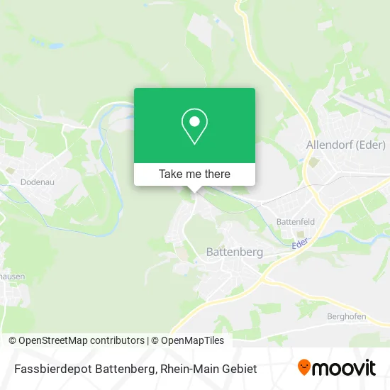 Карта Fassbierdepot Battenberg