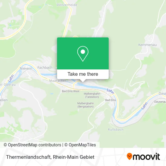 Карта Thermenlandschaft