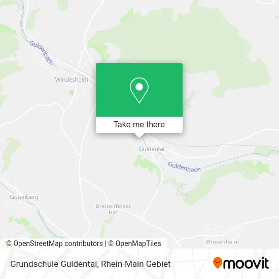 Карта Grundschule Guldental