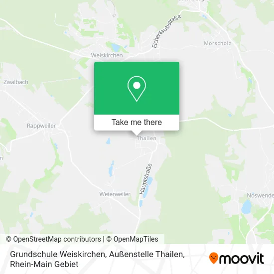 Карта Grundschule Weiskirchen, Außenstelle Thailen