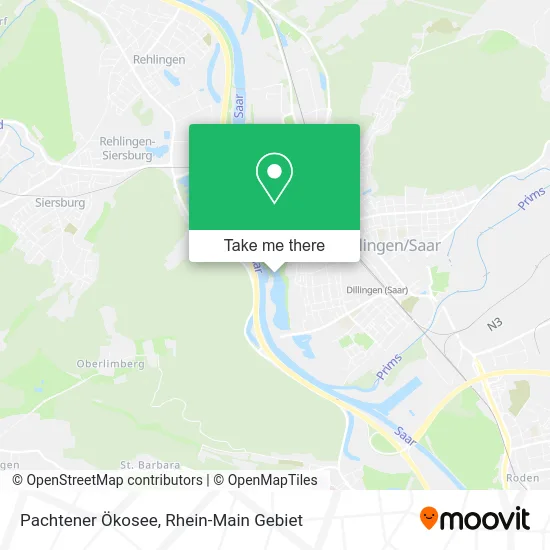 Карта Pachtener Ökosee